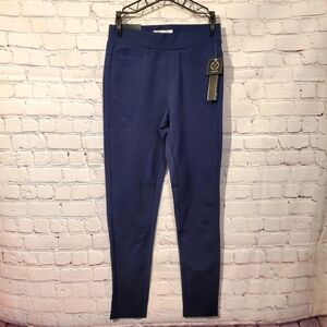 KAY UNGER BASIC HIGH WAIST PONTE SKINNY PANTS